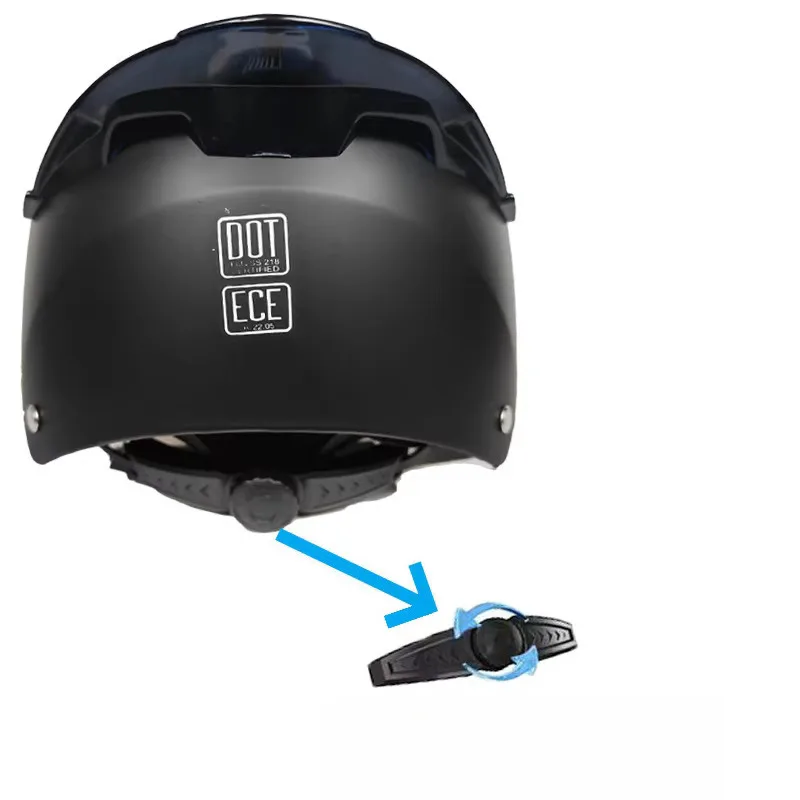 DOT ECE Certirication Motorcycle Helmet Breathable Electric Open Face Helmet Men Women Dual Lenses Jet Scooter Half Helmets 4