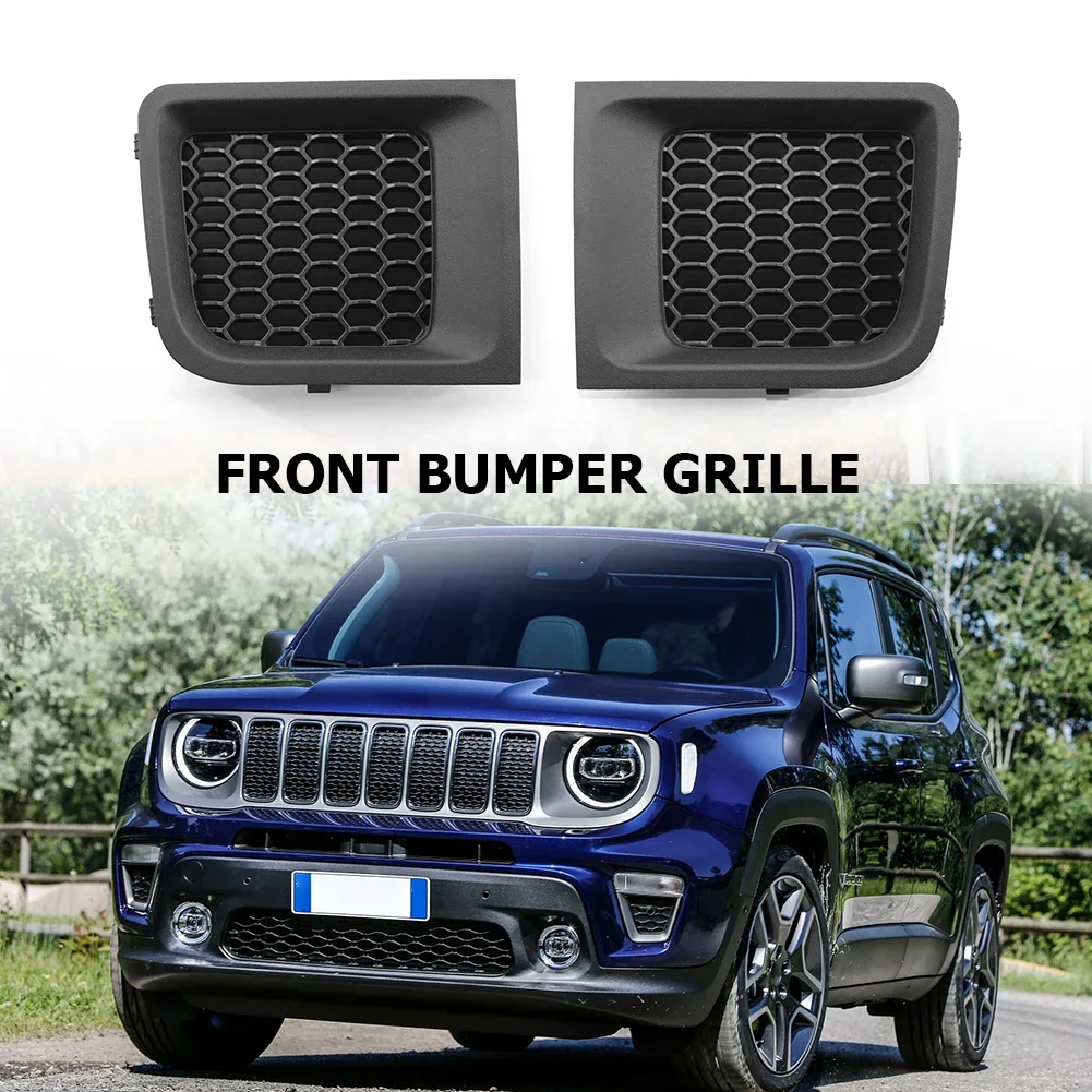 Car Accessorise Auto Front Lower Bumper Grille Bezel Replacement Left/Right For JEEP RENEGADE 2015-2020