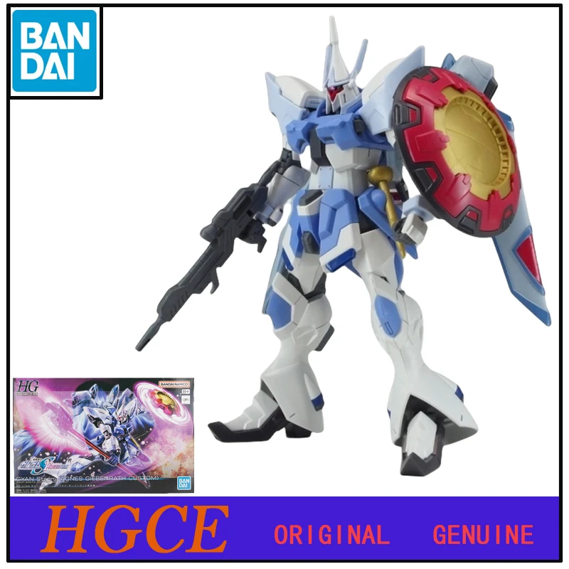 

Bandai Original Gundam HGCE 1/144 GYAN Strom Anime Action Figures Toys for Boys Girls Kids Gift Collectible Model Ornaments