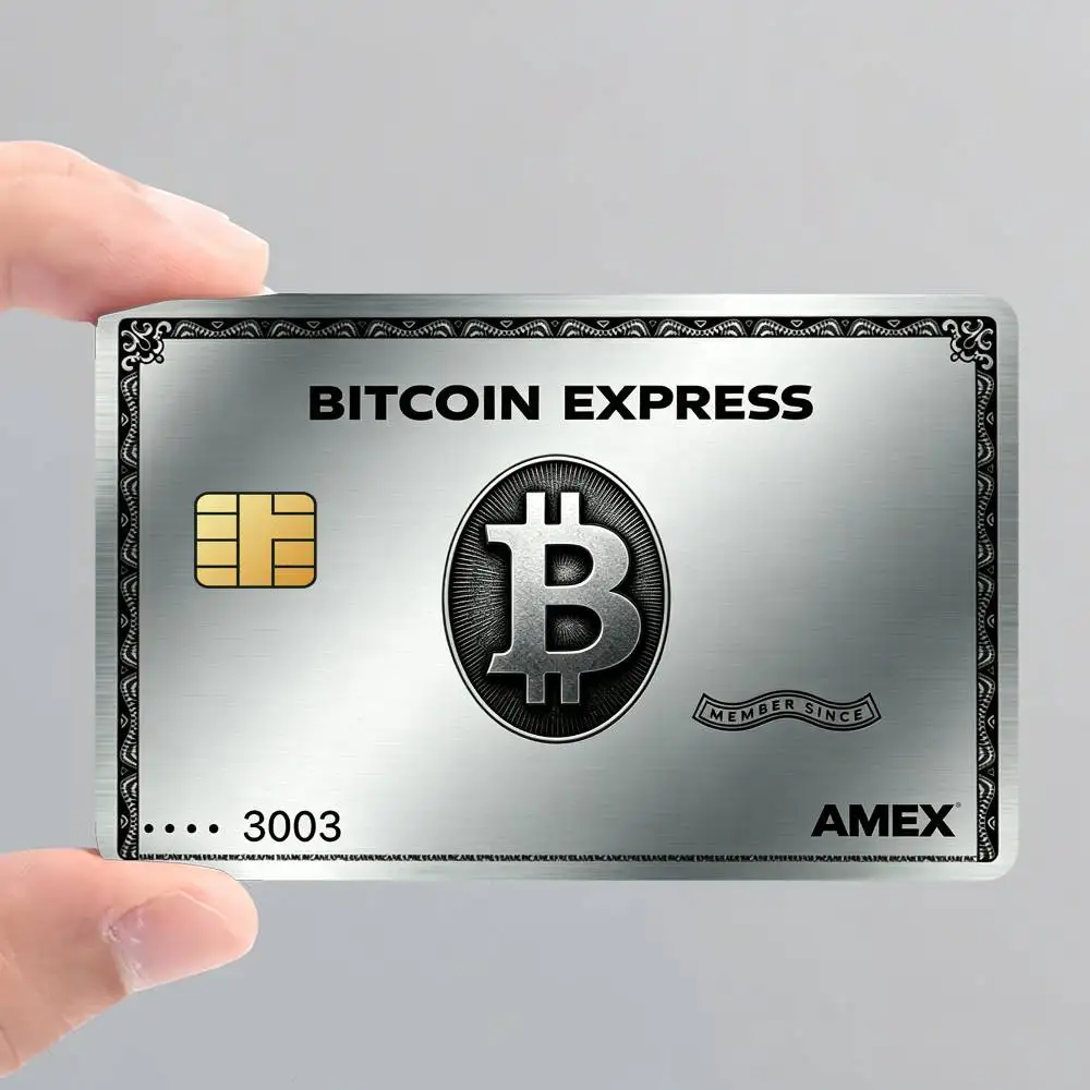 Cool B-Bitcoin Card Stickers for Bank Access Protective Waterproof Film Cover Sticker Surprise Gift