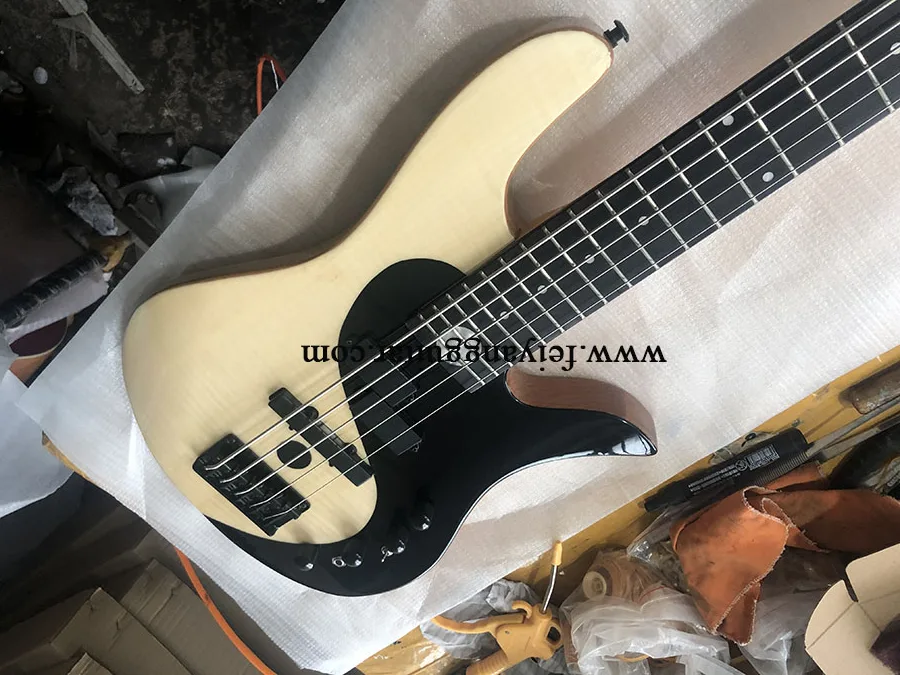 

Electric Bass Guitar with 24 Frets, 5 String ,High Quality Electric Bass Guitar，can be customized,free shipping