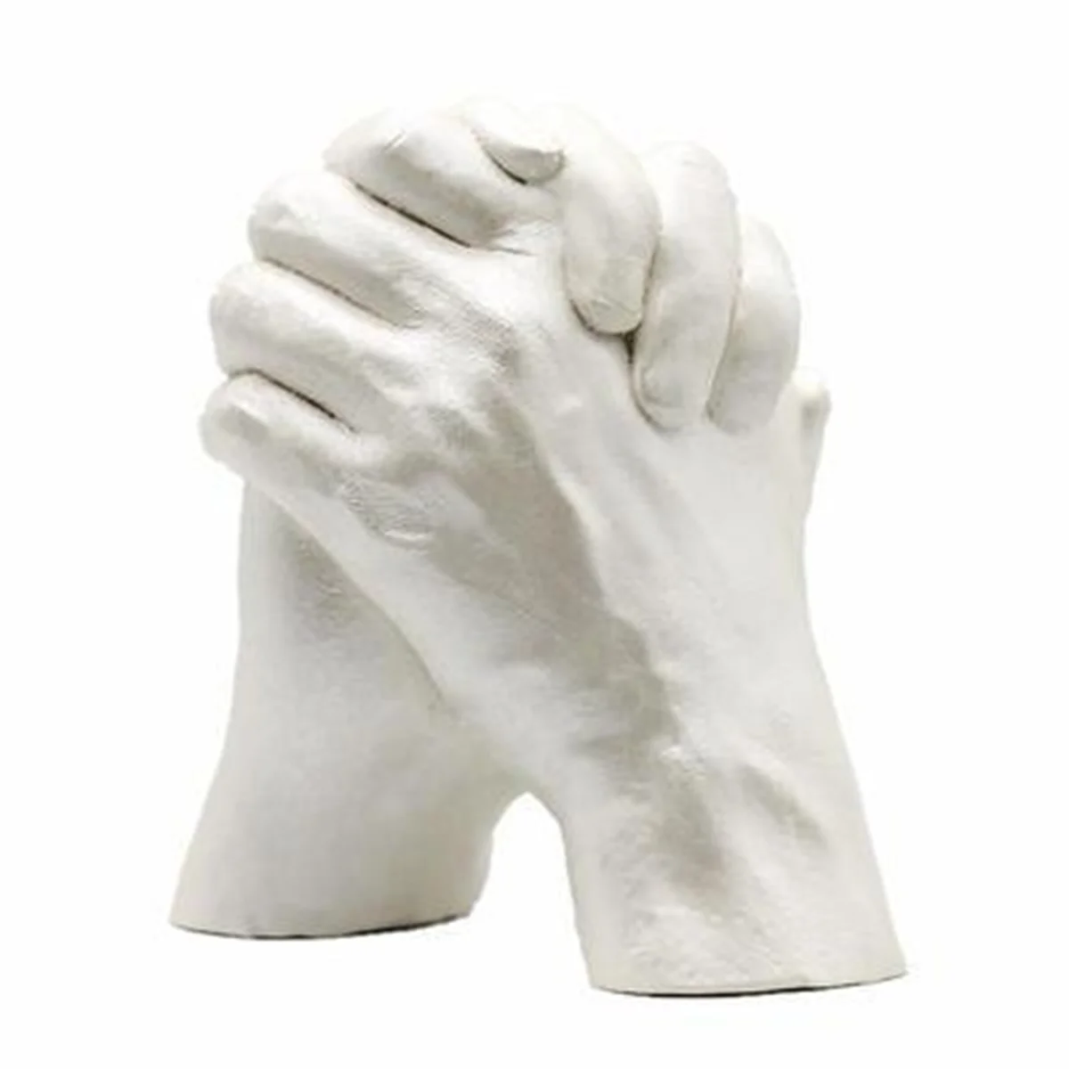 Hand Casting Couples Realistic Stone Sculpture for Two DIY Mother'S Day Handmade Mold Hand Cast Plaster Clone Finger,A image 3