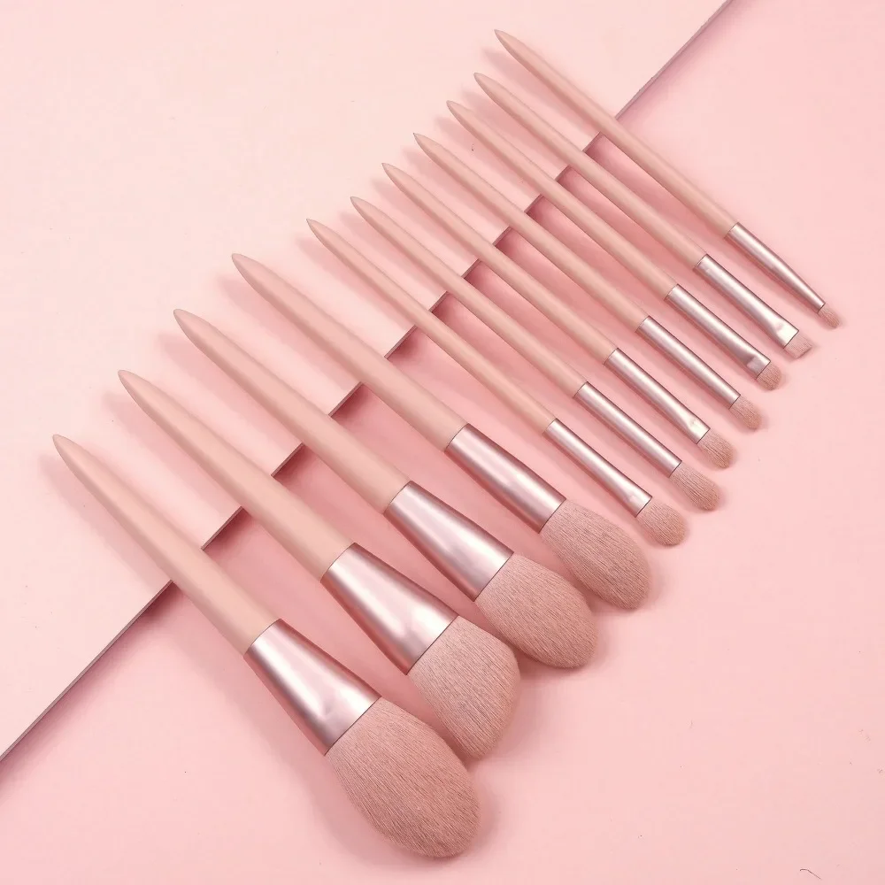 11Pcs Set di pennelli per trucco Premium fondotinta per ombretti donna cipria cosmetica Blush Blending Beauty Make Up Beauty Tool