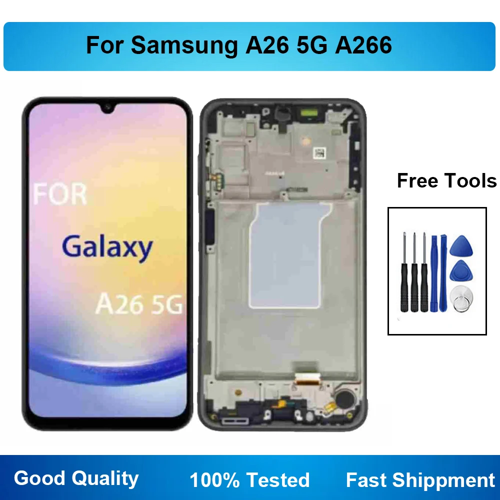 شاشة لمس LCD متوافقة مع Samsung Galaxy A26 5G – تقييم شامل ودليل عملي لاستبدال الشاشة