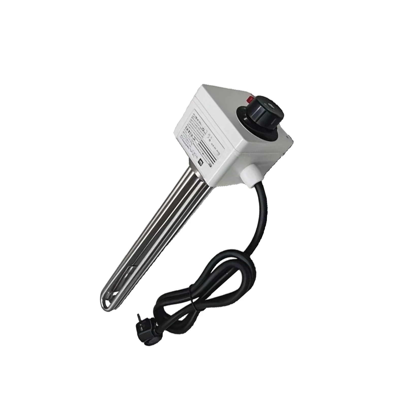 Industrial immersion heater with thermostat 500w 12v DC for large tank heating and heat transfer oil