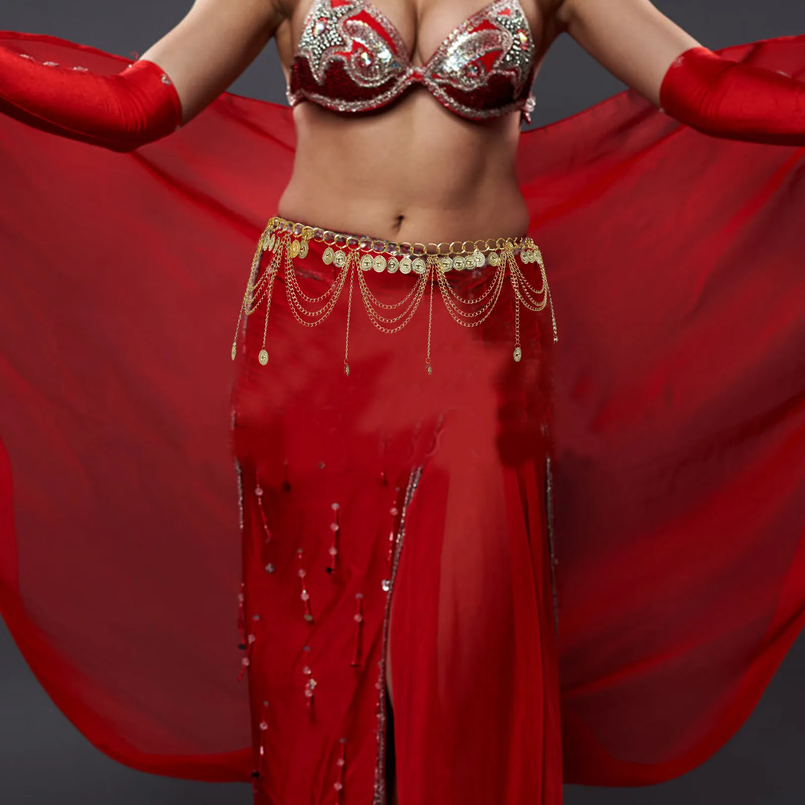 

Belly Waist Chain Tassel Zinc Alloy Beach Summer Festival Party Waist Chain Belt for Women Body Chains for Women