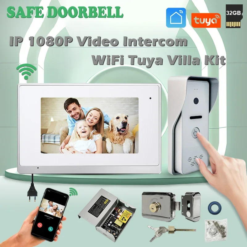 

Recommend Safe Doorbell IP 1080P 2M Video Intercom Wifi Tuya Smart Villa Kit Unlock Anytime And Anywhere Visual Door Phone