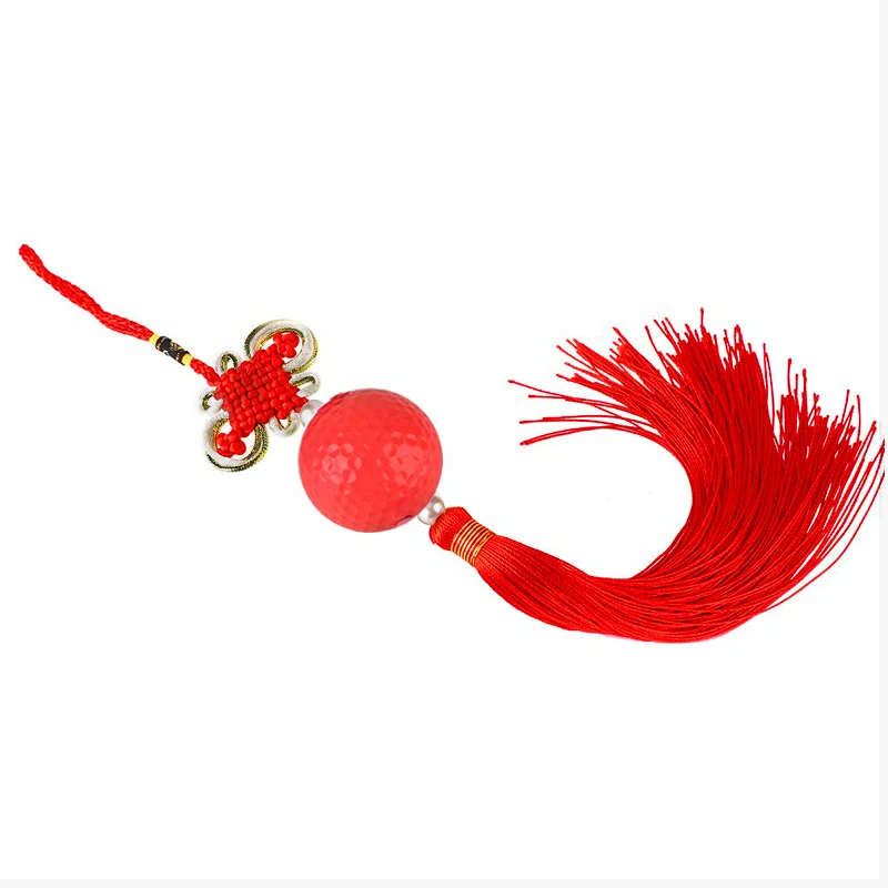 1PC Golf Ball Gift Chinese Knot Decoration Mini Toy Gift Souvenir for Home Car Golf Accessories