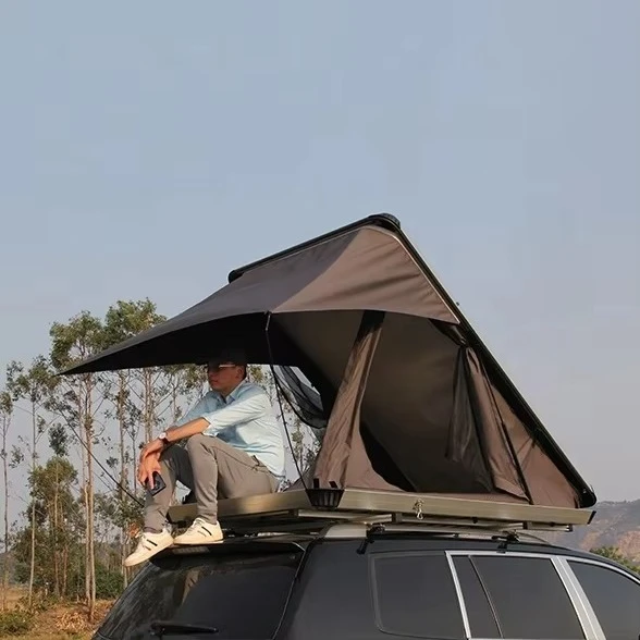 

Wholesale Aluminum Triangle Roof Tent For Sale Automatic Hardshell Outdoor Roof Tent
