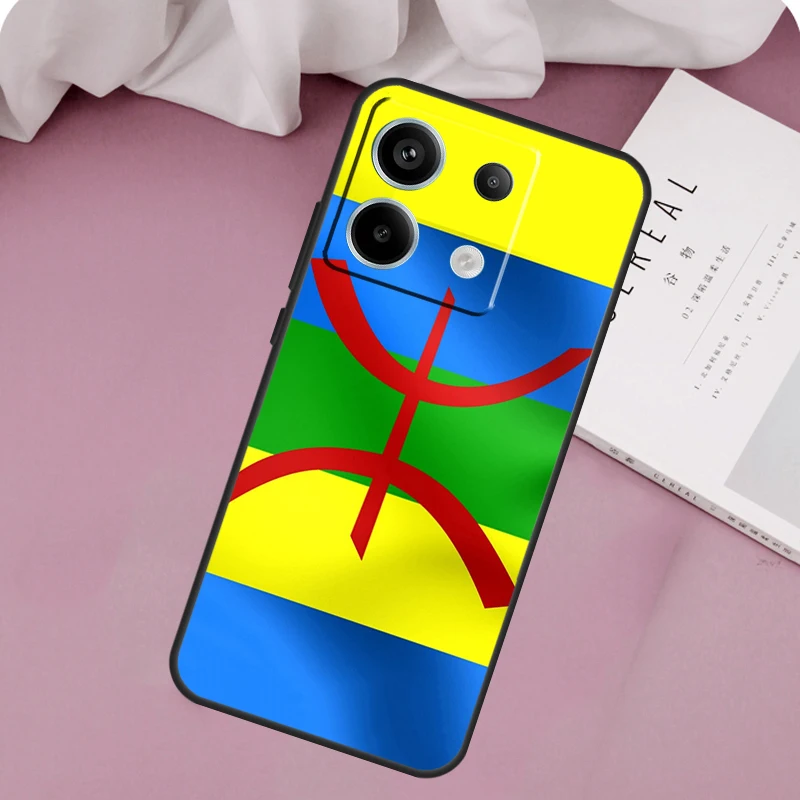 Amazigh Berber Flag Case For Redmi Note 13 12 Pro Plus Note 9 10 11 Pro 9S 10S 11S 12S Redmi 10C 12C 13C Cover