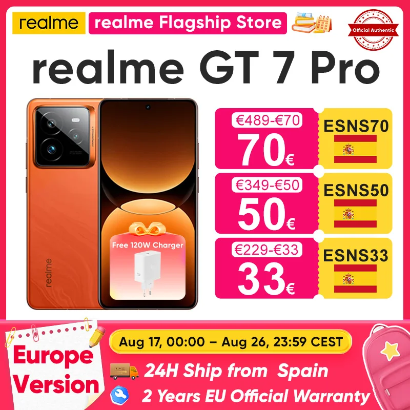 realme GT 7 Pro Smartphone 5G Global Version Snapdragon 8 Elite