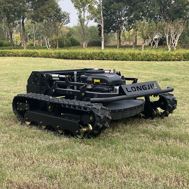 100% التحكم عن بعد بكرة جزازة جزازة العشب حديقة الزاحف قاطع غاز/محرك العشب بالديزل
