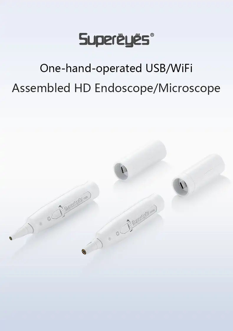 Supereyes 2MP 1080P Y008/Y008P  USB/WIF For Ear Nose Skin Check Earpick Endoscope Pet Earscope Cleaner Inspection Otoscope Camer