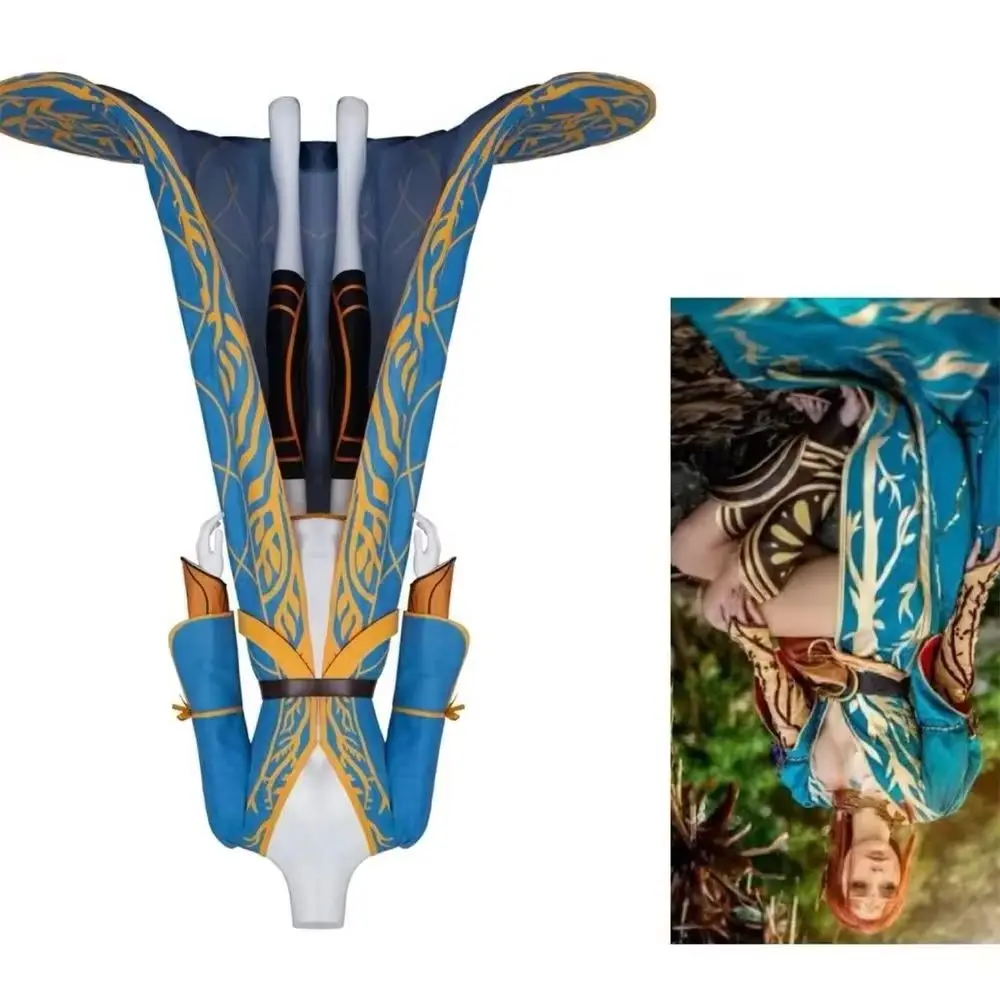 

Game Triss Merigold Cosplay Costume Women Sexy Blue Dress Full Set Halloween Party Outfit