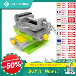 ALLSOME 2 в 1 фрезерный сверлильный точный вертлюжный базовый стол из алюминиевого сплава составной Рабочий стол