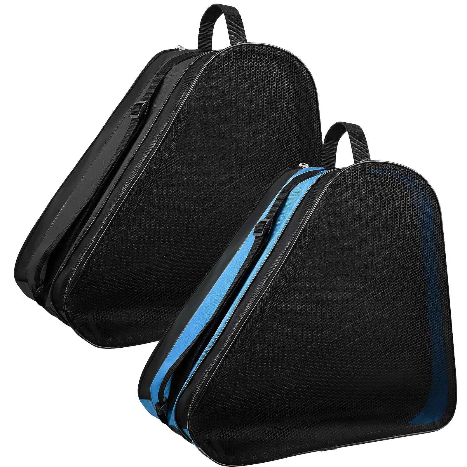 

2Pcs Roller Skates Storage Bag Multi-Layer Design Oxford Cloth Portable Roller Skate Carrier Suitable for Ice Inline Skates