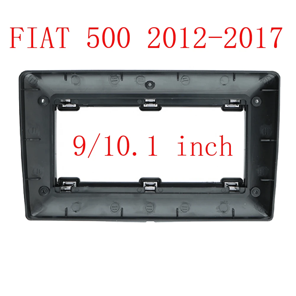For Fiat Doblog 500L 2012- 2017(9/10.1Inch) Car Radio Fascias Android MP5 Stereo Frame Player 2Din Head Unit Panel Kit 3
