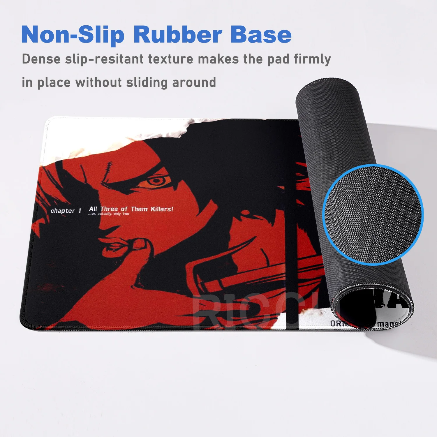 HD لعبة اليابان الساموراي تشامبلو ماوس الوسادة لوحة المفاتيح كاواي المطاط عدم الانزلاق توسيع حصيرة مكتبية XXL 300X600MM ملحقات الكمبيوتر لوحة الماوس