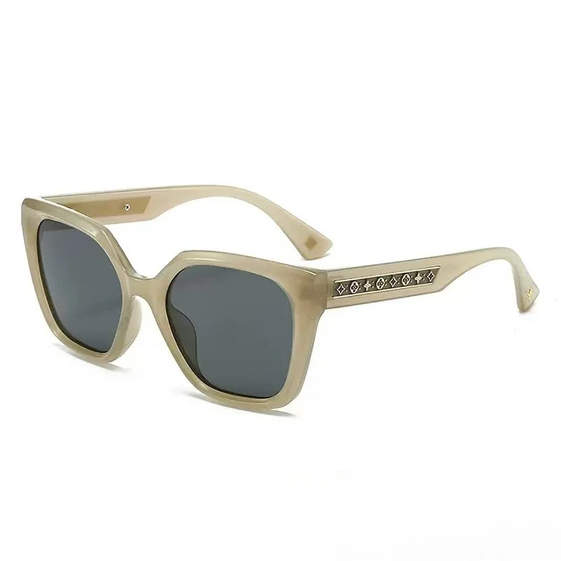 

Fashion Large Frame Polarized Sunglasses HD UV400 Protection Sunshade Glasses for Driving High Sense Trendy Luxury Wear