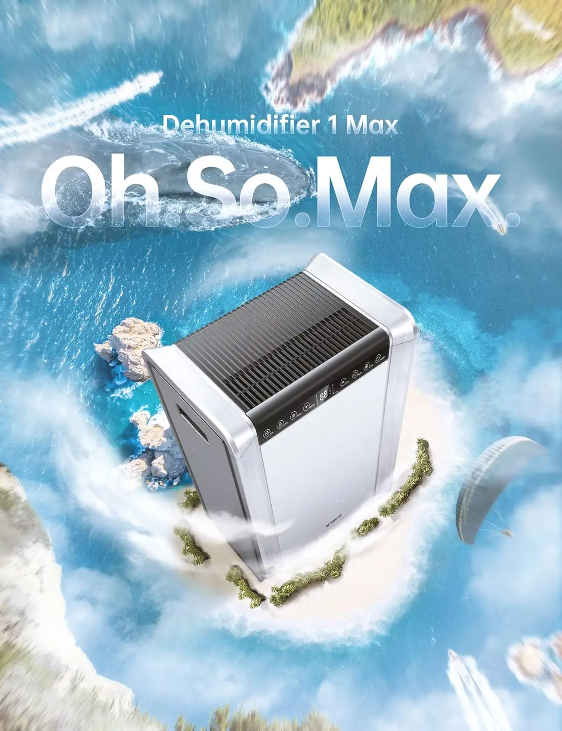 Dehumidifier for Basements, Home and Large Room with Auto or Manual Drainage | 50db Industry Leading Noise