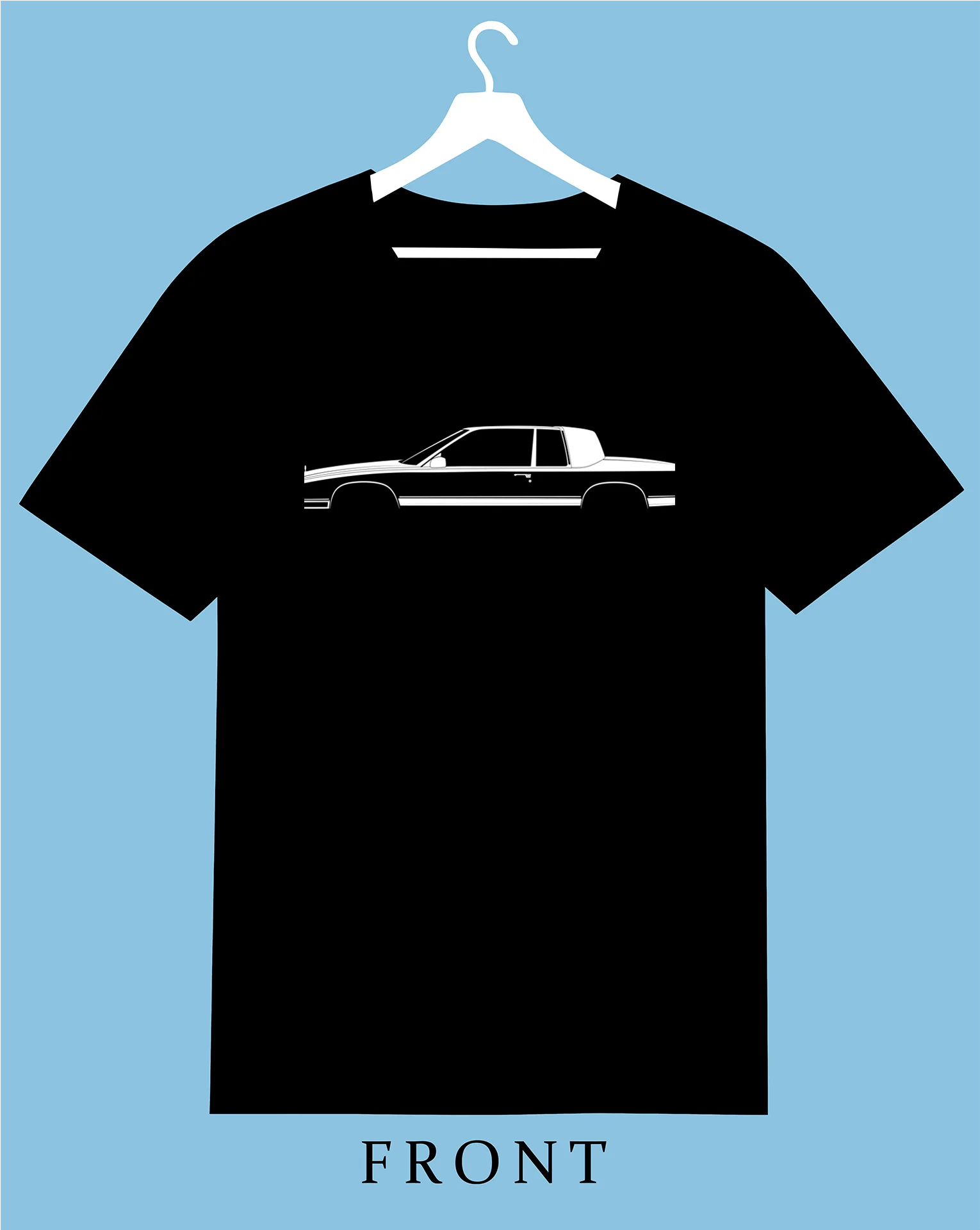 0263 Ca.di.lac 32 Eldorado Biarritz (1991) silueta 2025 hombres mujeres camiseta Casual Fans de coches de carreras Logo camiseta entusiasta gráfico