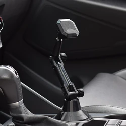 Adjustable Long Arm Magnetic Mobile Phone Mount Car Cup Magnet Holder Stand for iPhone Smartphone 3-7 inch Cellphone