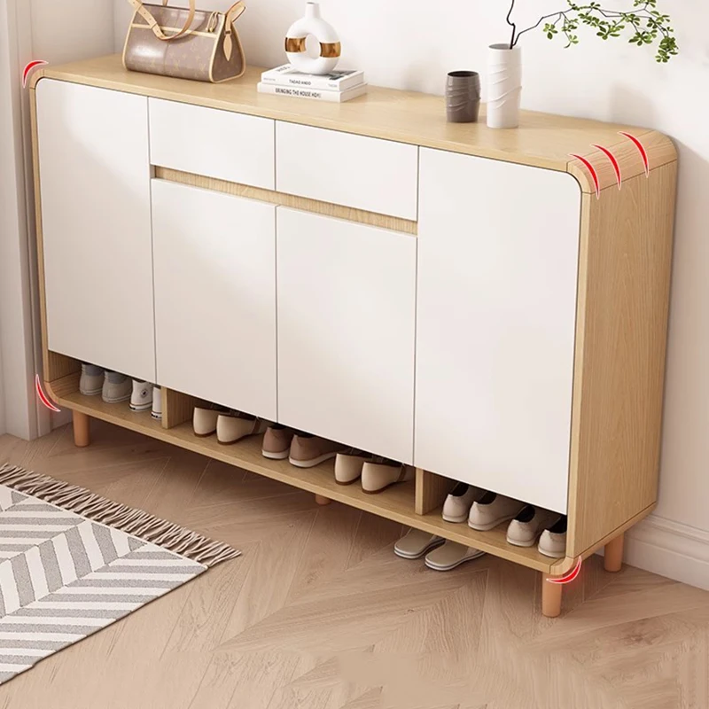 

Organizer Mobile Shoe Cabinet Storage Living Room Display Designer Luxury Box Shoe Shelf Vertical Zapatero Entrance Furniture