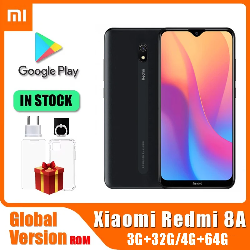 

Xiaomi Redmi 8A Smartphome global rom Battery Snapdargon 439 Cellphone Face Recognition 12MP Camera Mobile Phone used phone