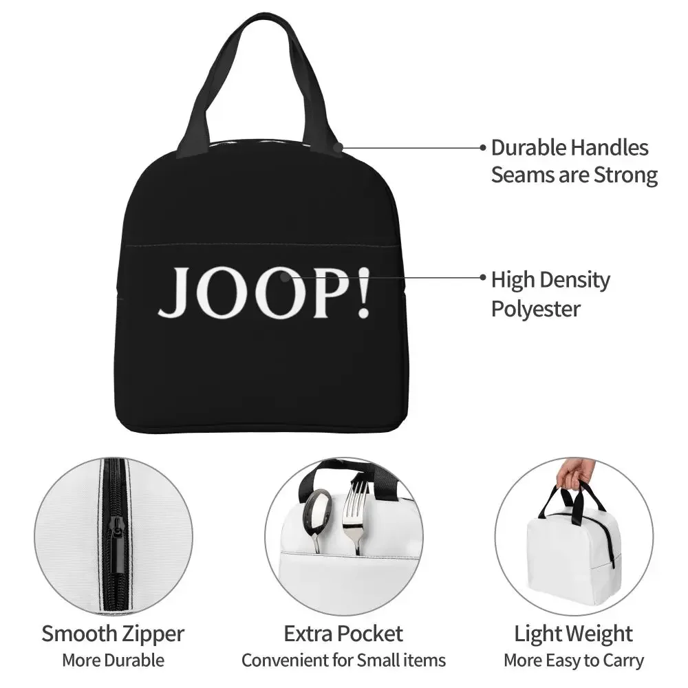 2025 New Custom Joops Logo Insulated Lunch Bag for Women Resuable Cooler Thermal Bento Box Kids School Children