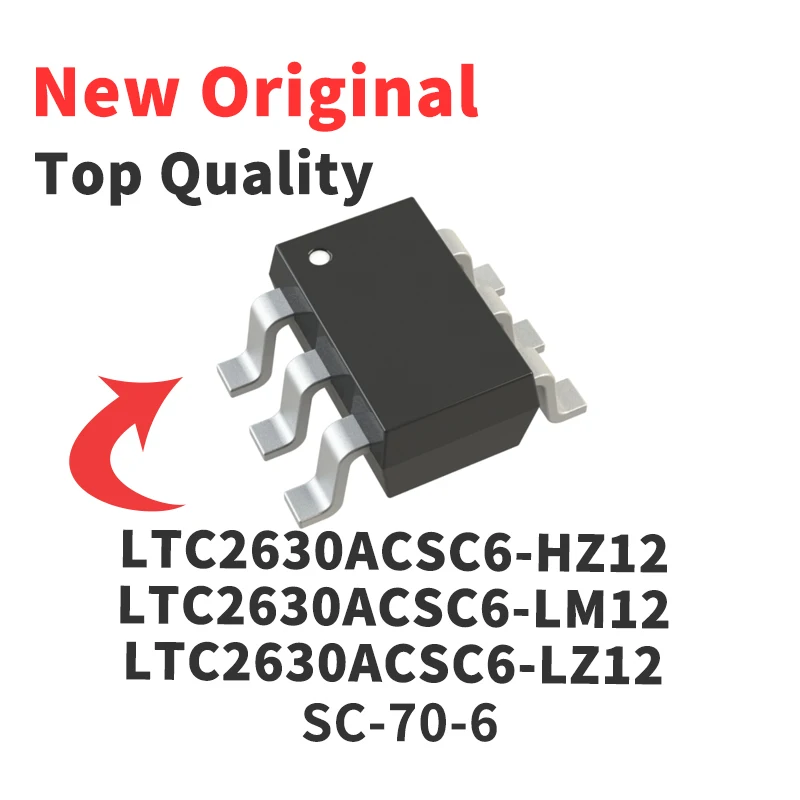 1 PCS LTC2630ACSC6-HZ12  LTC2630ACSC6-LM12  LTC2630ACSC6-LZ12 LTC2630AHSC6-HM12 LTC2630AHSC6-LM12 LTC2630AHSC6-LZ12 SC-70-6