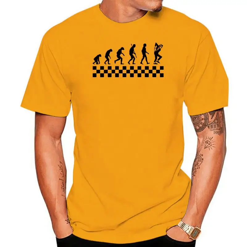 Ska Evolution Mens T Shirt Madness The Specials 2 Tone Jamaica Jazz Calypso Cheap wholesale tees Summer Men'S fashion Tee