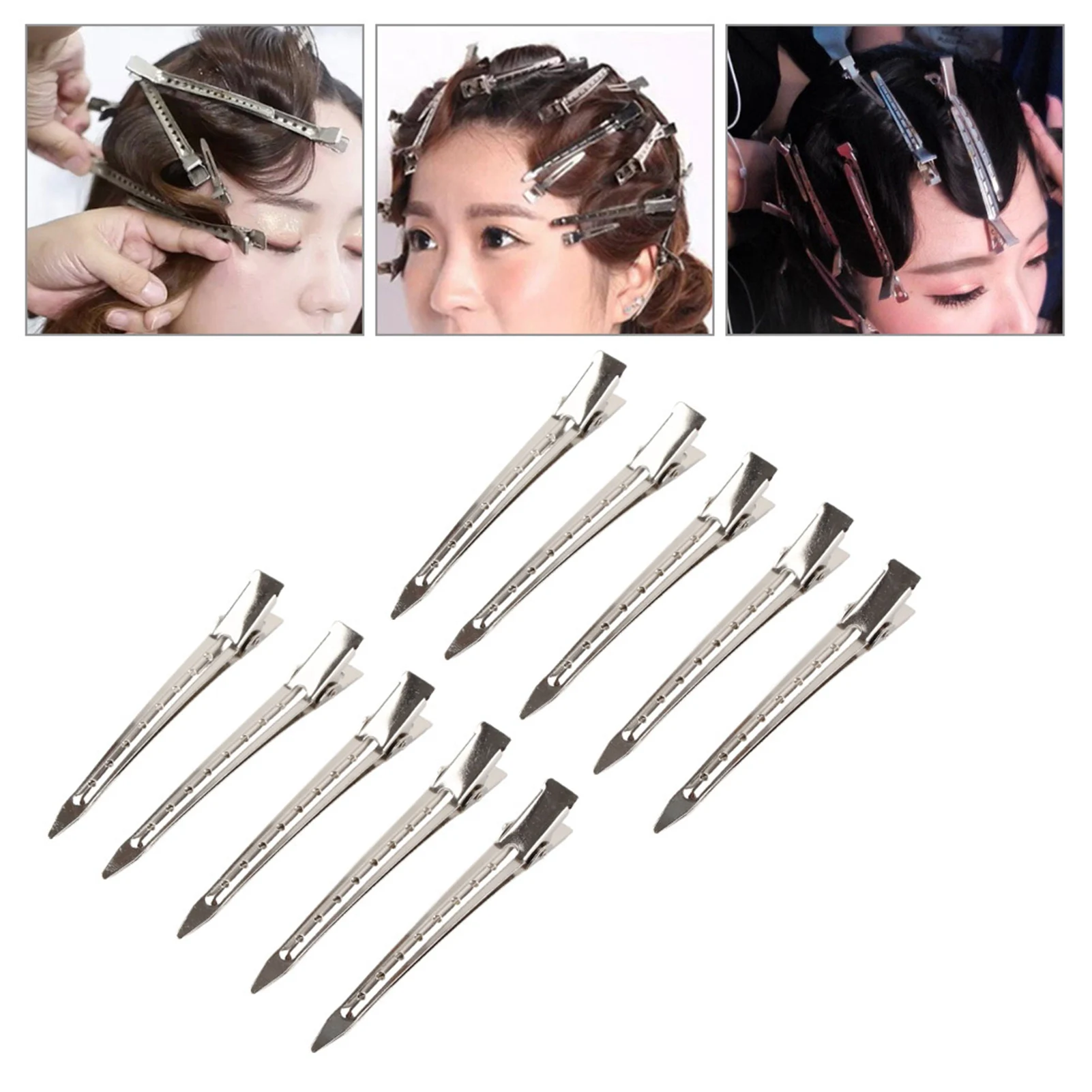 Metal  Bill Clip Sectioning Hair Styling Clips Hairdressing Styling Tools for Hair Salon Salon Clamp  Bill Clips