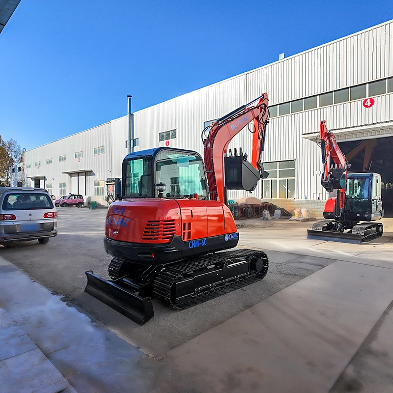 Hot selling Tracked Backhoe Excavator 6 Ton High Power Excavator Digger Hydraulic System CE EPA Certified Construction Site Use