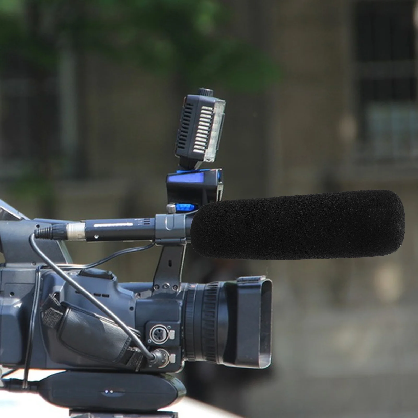 

Reliable Thickened Microphone Cover Sponge Windscreen for Interviews Recordings Handheld Mic Protection High Density Breathable