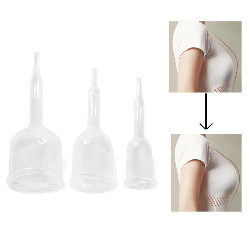 1pcs Chinese Vacuum set Cupping Massage New Enlarge Breast Cupping For Female Breast Massager Female Cupping