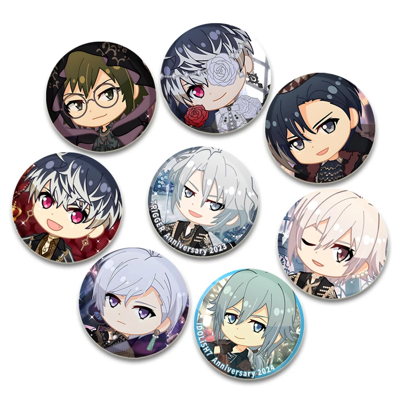 

Music Mobile Game Enamel Pins Anime IDOLiSH7 Brooches Backpack Collar Cartoon Handmade Badge Jewelry Gifts Accessory 32/44/58mm