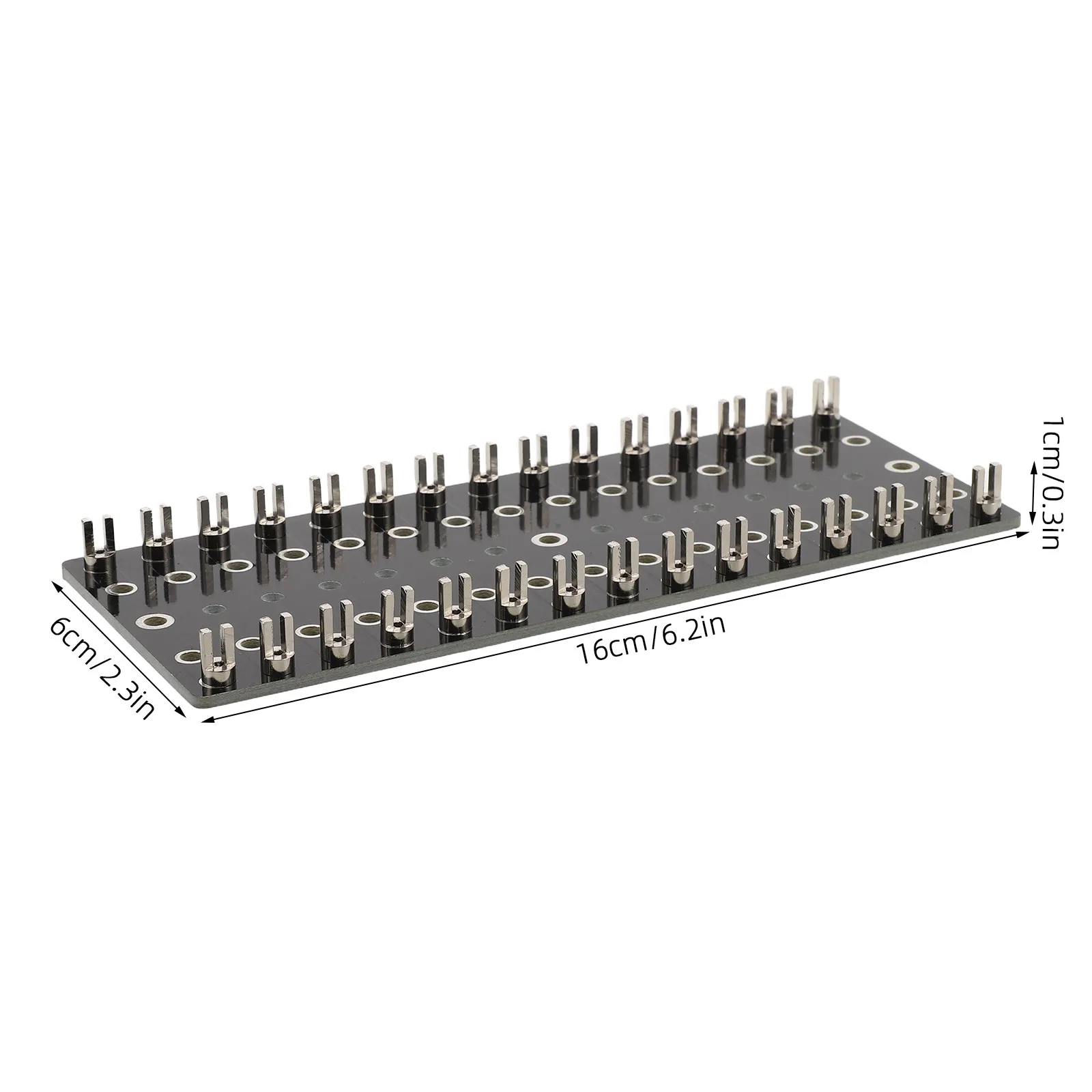Terminal Strip Jumper Circuits Dual Row Screw Terminals High Insulation Board DIY Hifi Tube Amplifier Audio Rack Mount