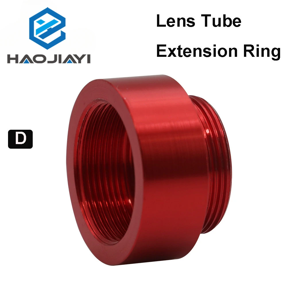 Imagem -05 - Haojiayi Tubo Anel de Extensão Co2 O.d.25 mm Tubo Lente para D20 F63.5 mm 127 mm Co2 Laser Gravação e Máquina de Corte