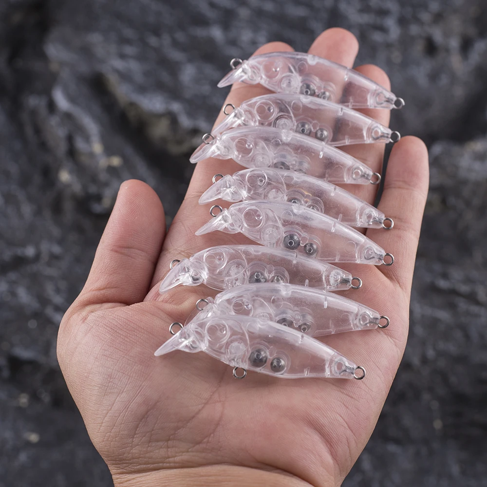 

Dr.Holife, 20 шт., мини-заготовки для гольяна, приманка 5,5 см, 3,5 г, погремушки для тела гольяна, искусственная жесткая приманка, сделай сам, рыболовная приманка