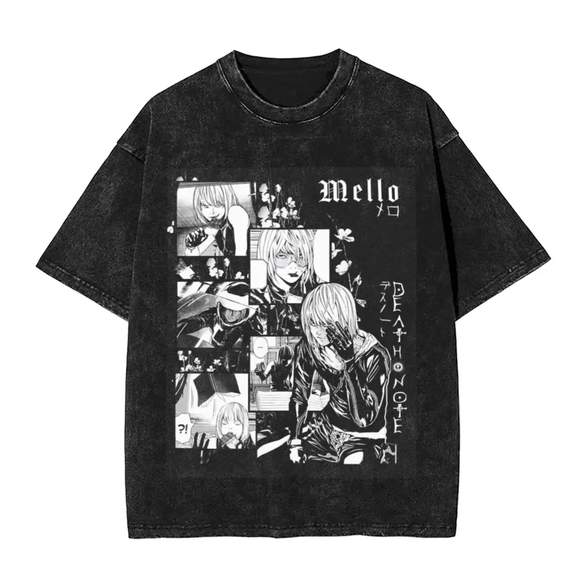 Mello - Mihael Keehl Unique Trendy A Vintage T-shirts surdimensionnés