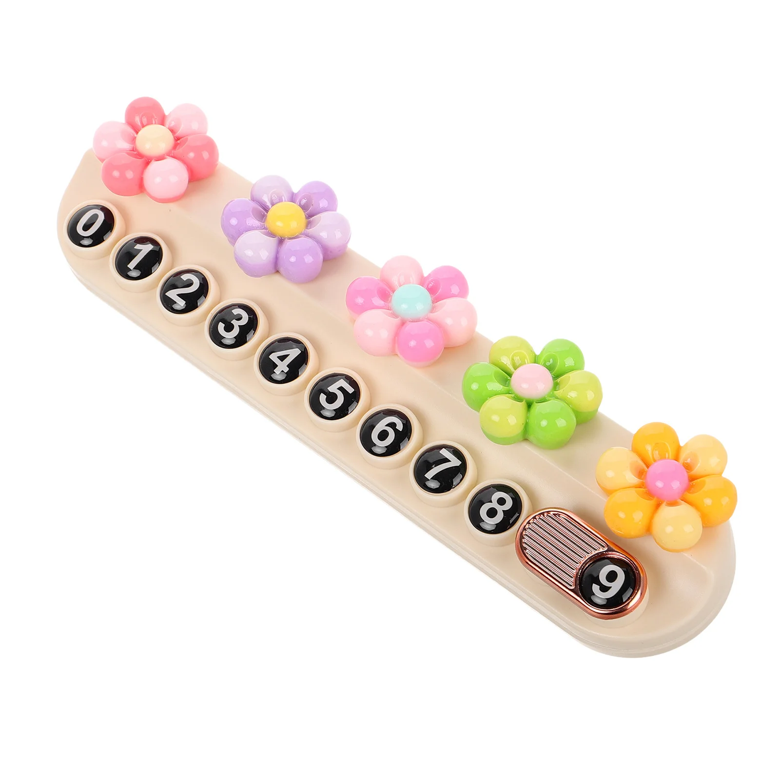 

Car Temporary Parking Creative Stylish Phone Number Card Quick Recording Durable Car Interior Accessories