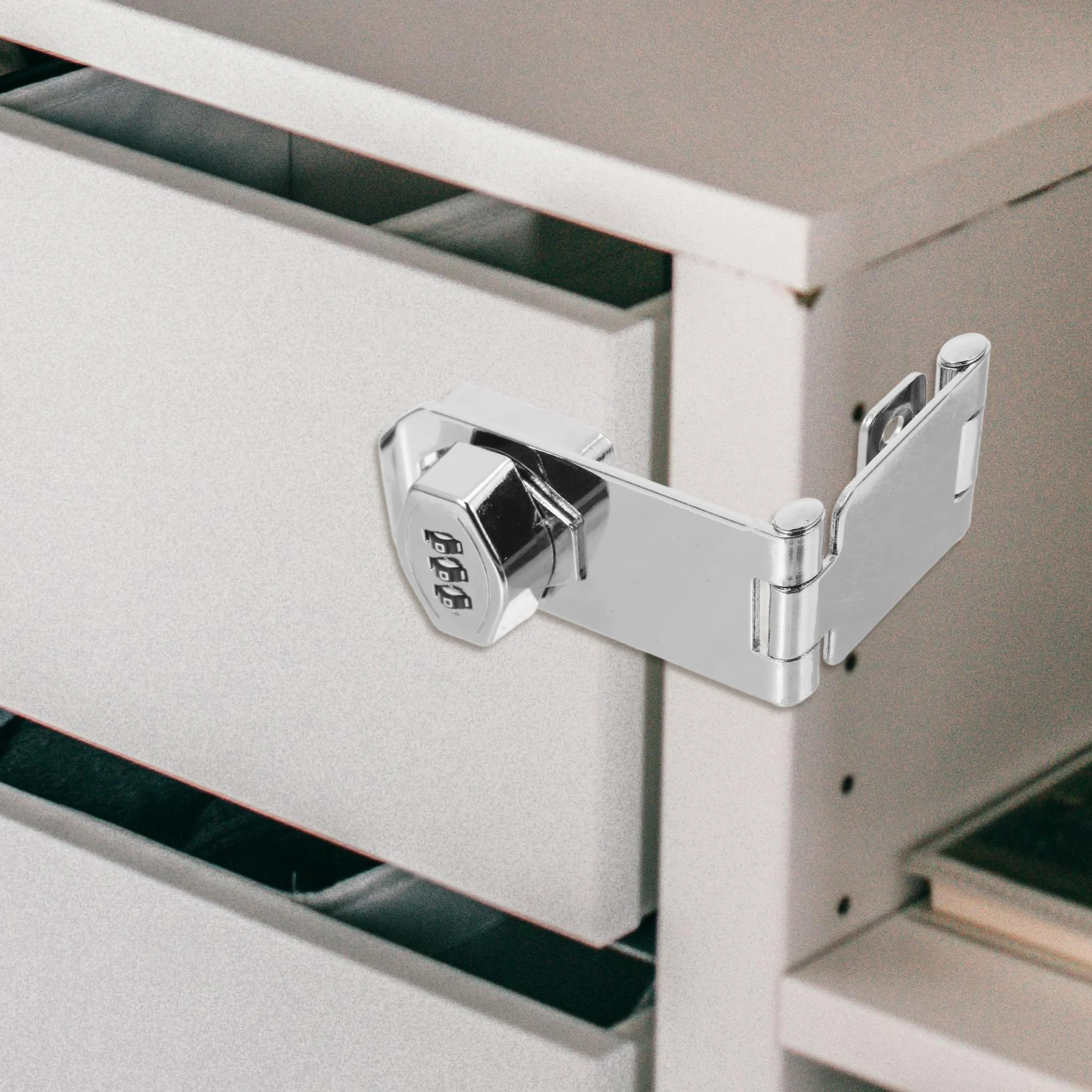 

Cabinet Combination Lock Zinc Alloy Mechanical Drawer Locks Durable Password 90 Degree Anti Theft For File Cabinets Storage