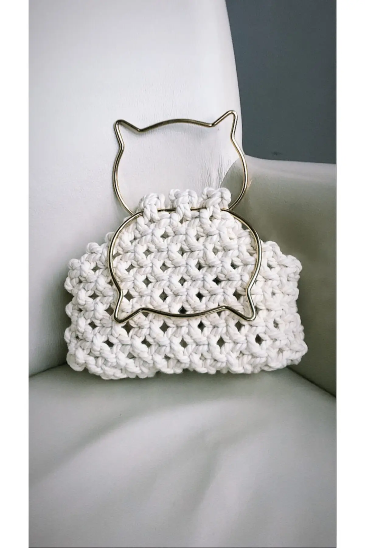 

Uras Macrame Hand Bag-Handmade-Design Product Women bag Shoulder Bag Handmade