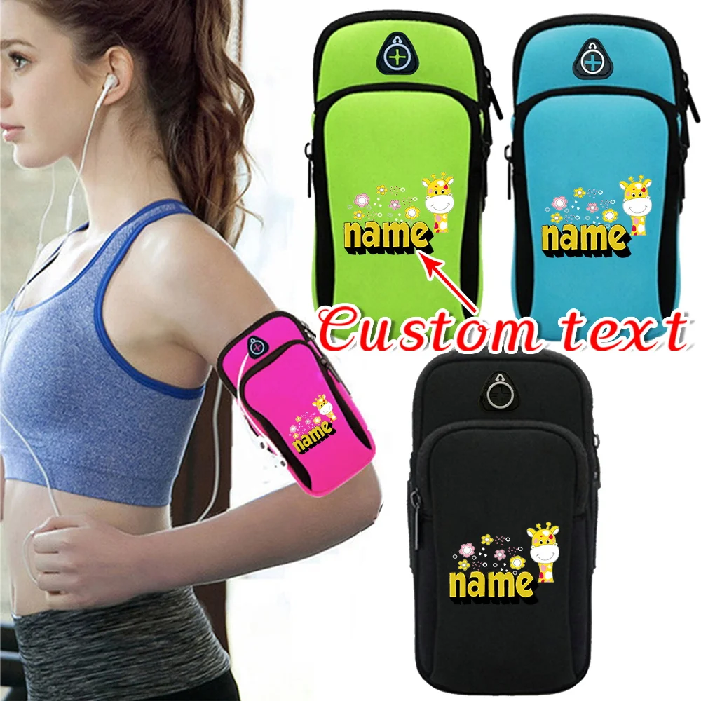 

Personalized Customization Name Arm Strap Sports Phone Bag Running Arm Strap Phone Bag Waterproof Customized Product