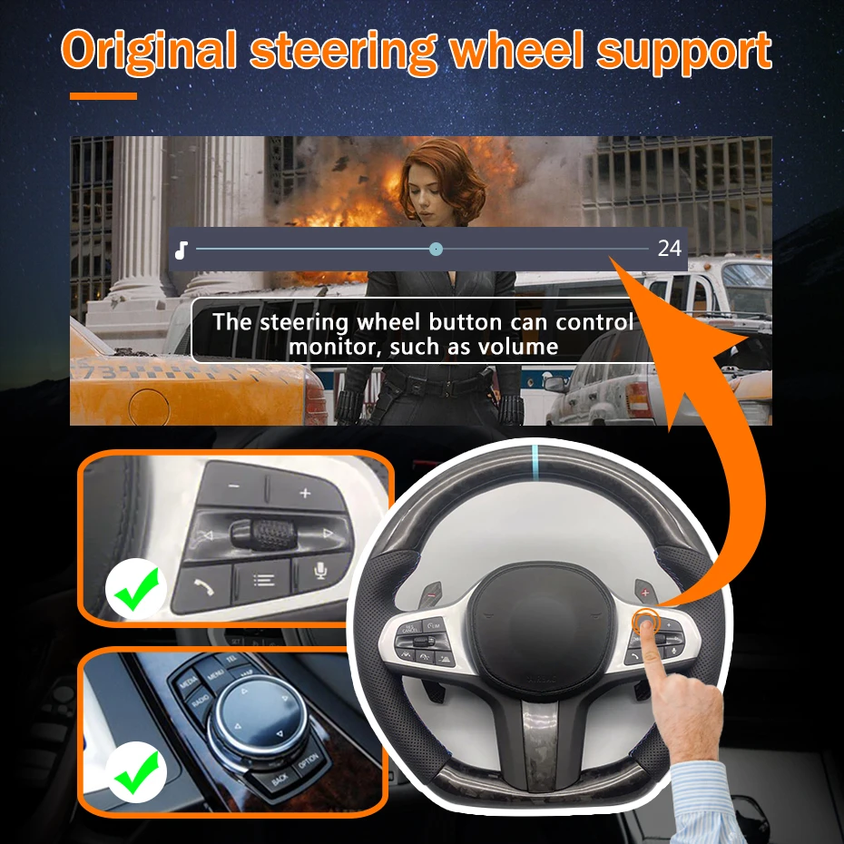 8-Kern Snapdragon Wireless CarPlay Android 15 Auto-Radio-Stereo für BMW X5 E70 X6 E71 2007-2013 Multimedia-Player Bildschirm GPS – Detail 11