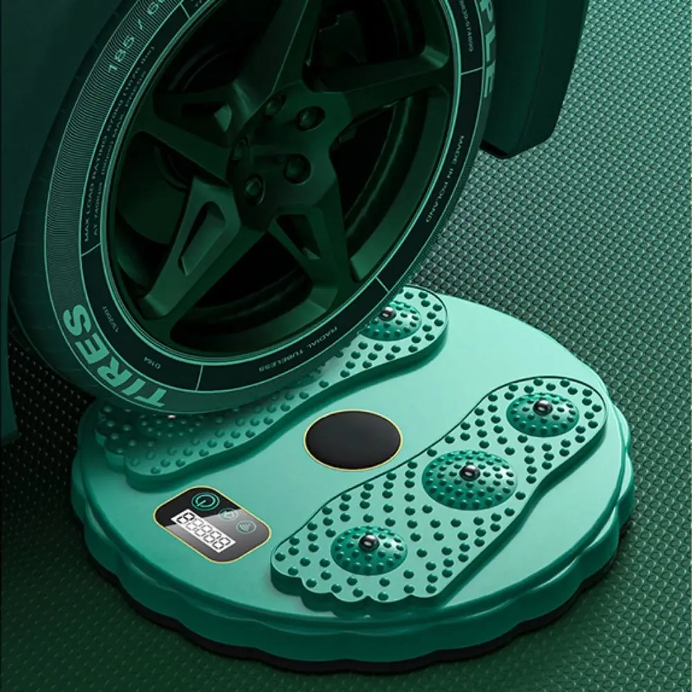 Electronic LCD Display Twisting Waist Disc Foot Massage Non-Slip Base Fitness Slim Machine Weight Loss