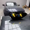 車のヘッドライト BMW G82 4 シリーズ G22 LED ヘッドライト 2021-2024 ヘッドライト DRL ウインカーハイビーム牙スタイルプロジェクターレンズ 5