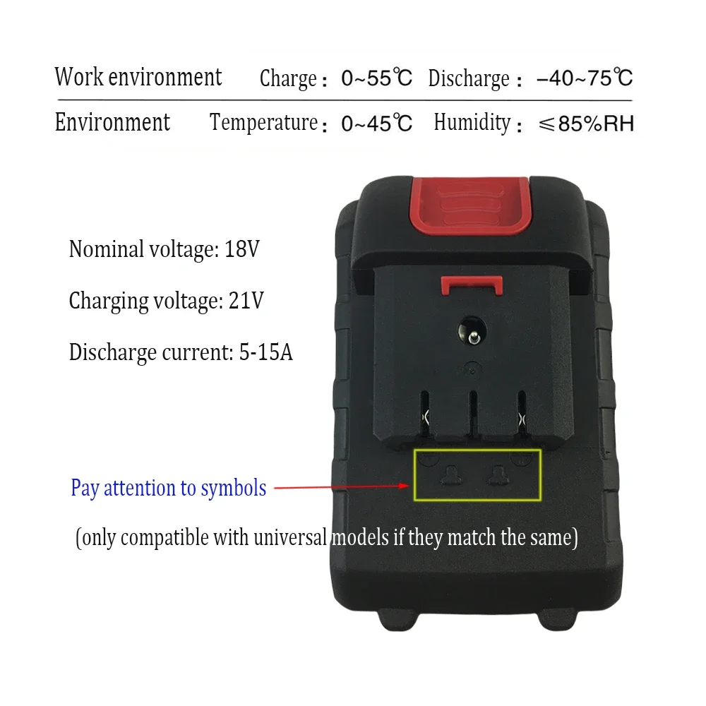 21V 9.0Ah Li-ion Battery  For Quanyou Chainsaw Angle Grinder, Electric Wrench Tool, Specialized Air Cannon Machine Battery