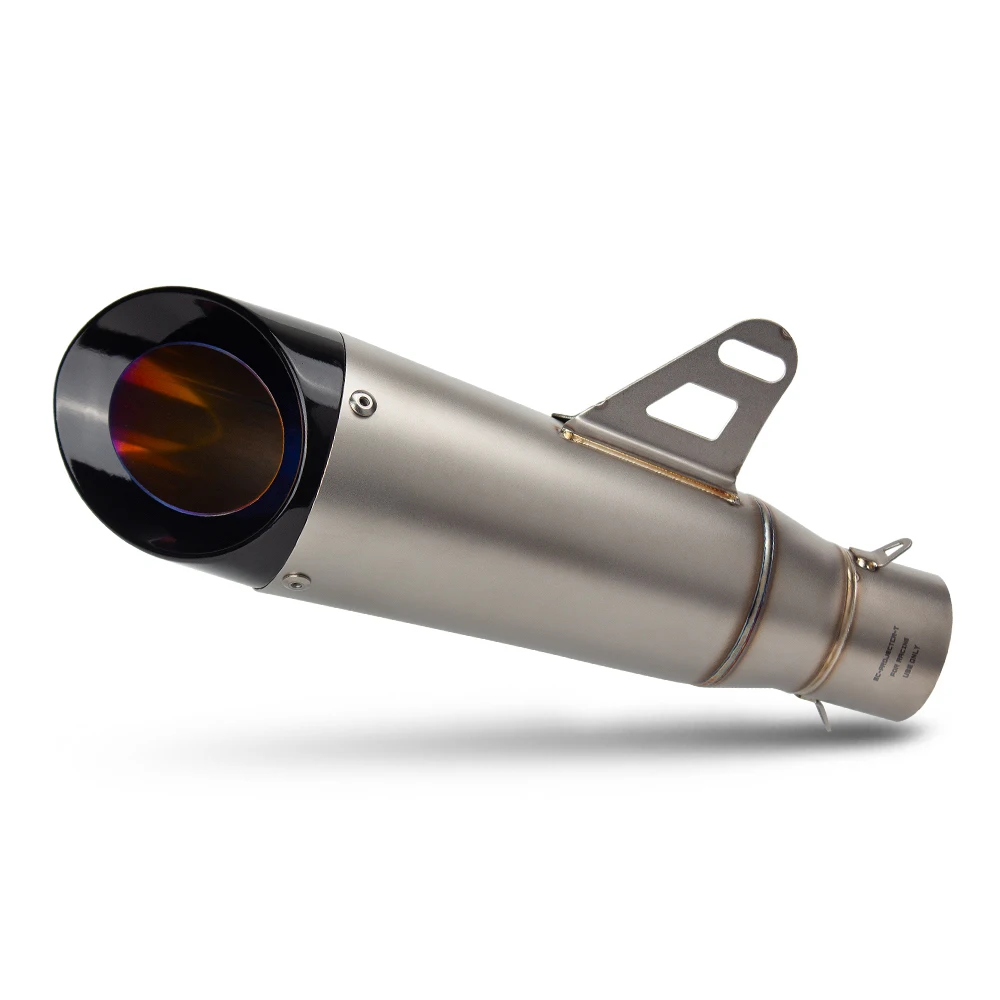 

STLF Motorcycle Exhaust Modified Muffler Universal 51mm 60mm Muffler for MT07 PCX XMAX FZ6 Z900 Ninja400 Ninja250 Mt15