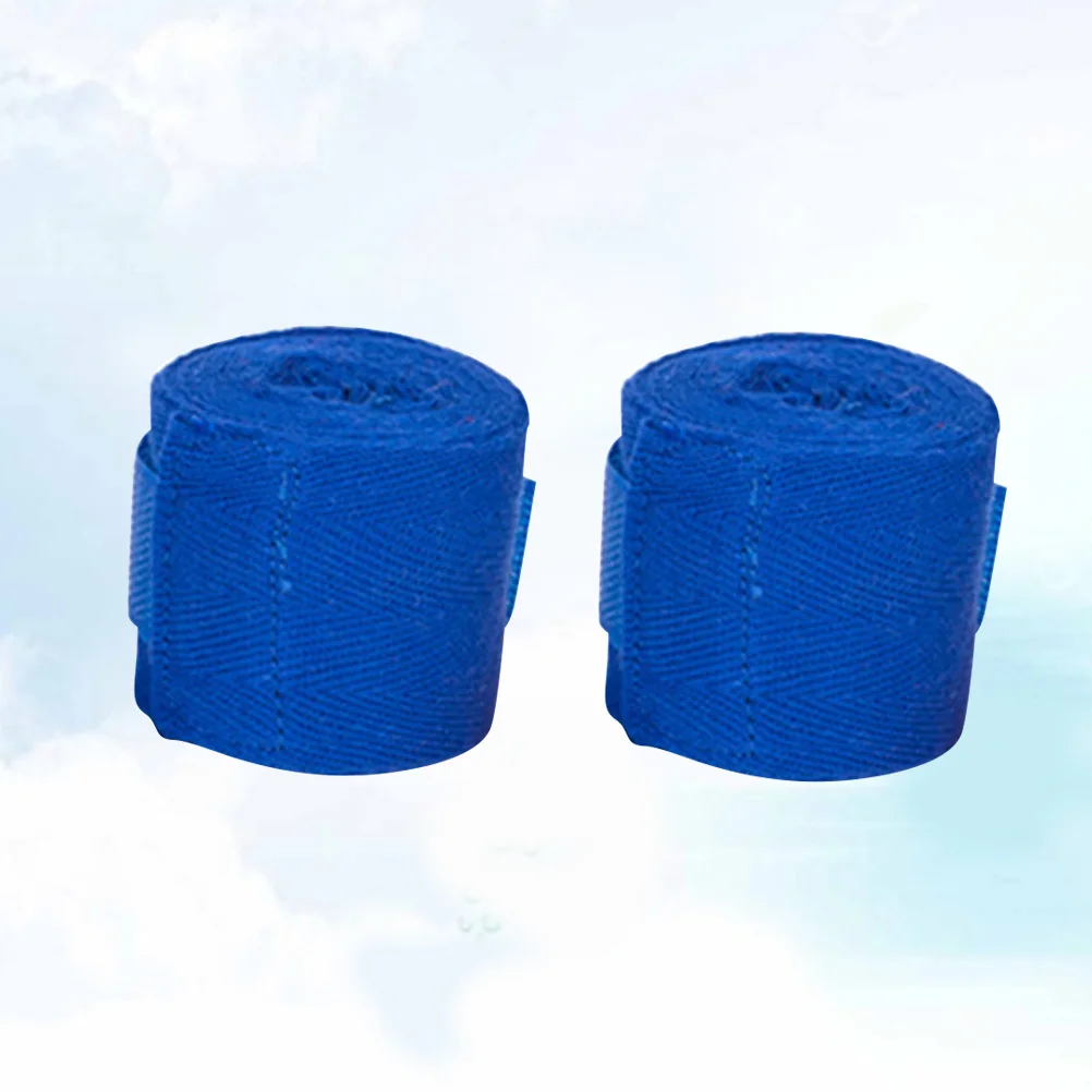 

1Pair 2.5m Professional Boxing Hand Wraps Cotton Blend Handguard Straps for Karate Fitness Breathable Injury Prevention